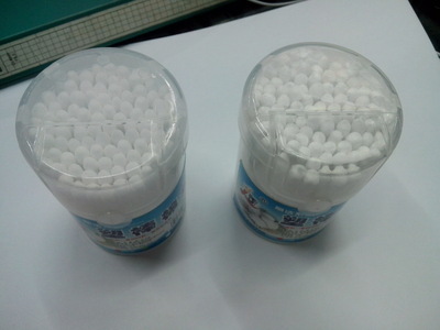 高品质卫浴新选择 义乌市鑫园日用品厂特供高档100支分体弹盖塑棒棉签